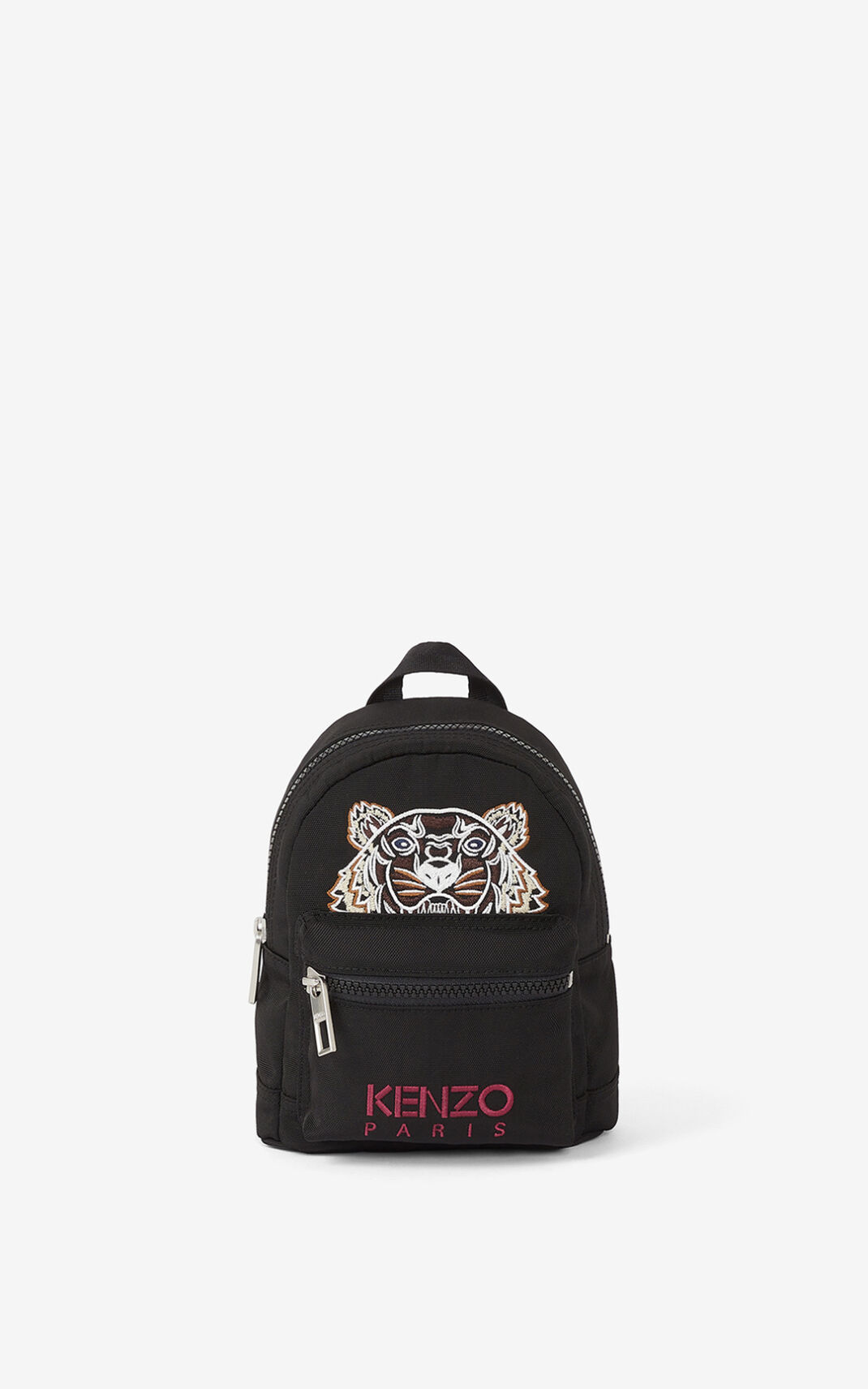 Kenzo Mini καμβας Kampus Tiger σακίδια γυναικεια μαυρα | GR713410